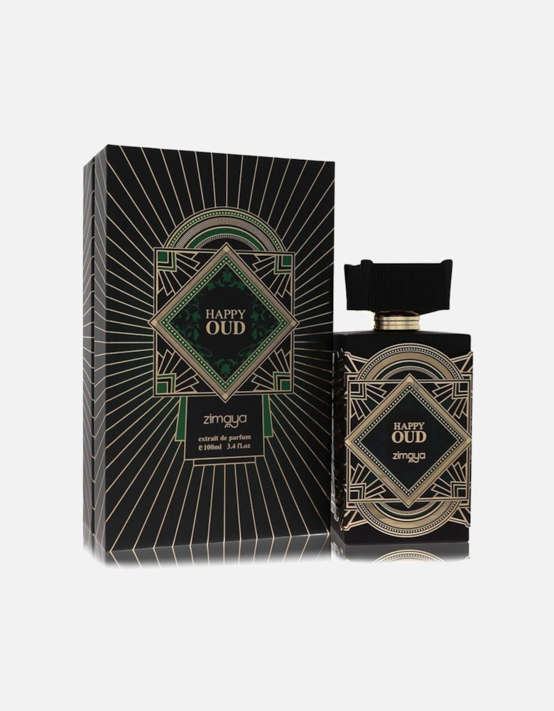 Zimaya Happy Oud by Extrait De Parfum Spray (Unisex) 3.4 oz for Men -