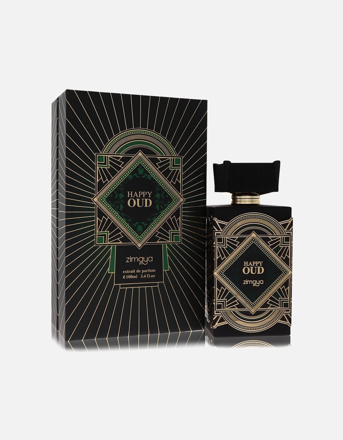 Zimaya Happy Oud by Extrait De Parfum Spray (Unisex) 3.4 oz for Men -, 2 of 1