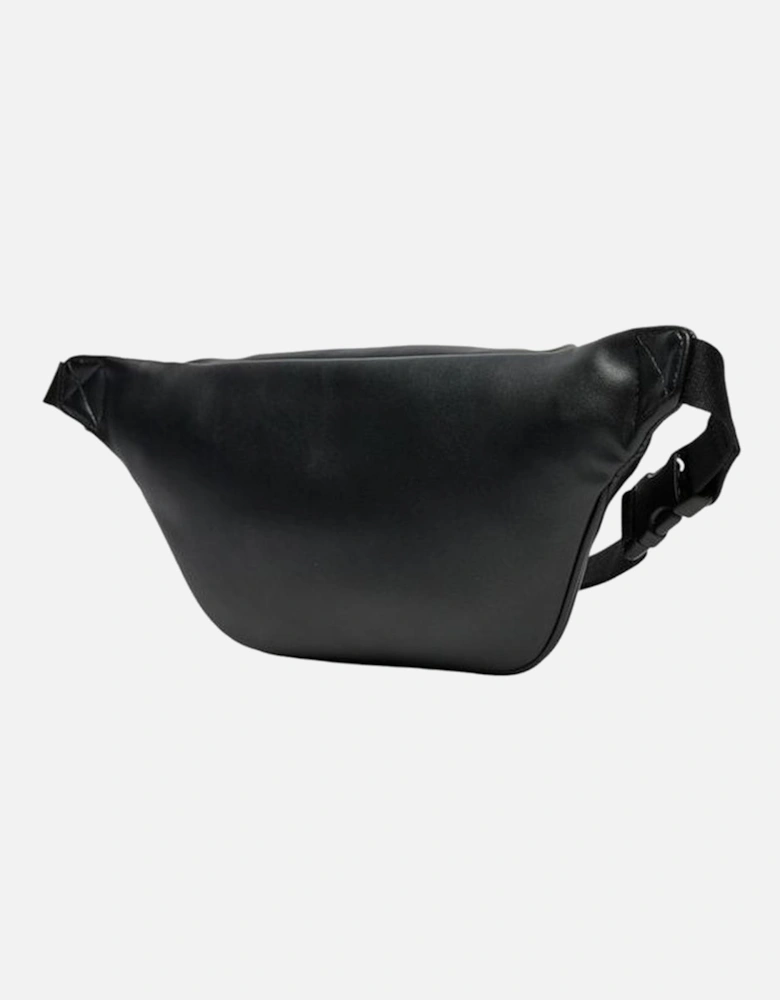 Elegant Polyurethane Mens Bag Women - Black Belt Bags