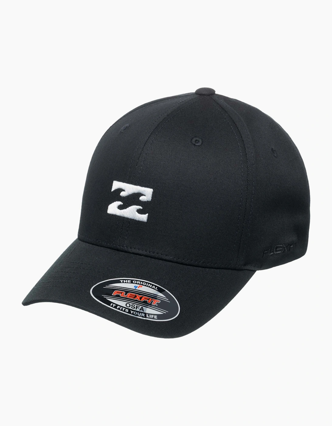 Billabong Men's Black All Day Flexfit Baseball Cap - Size: One Size
