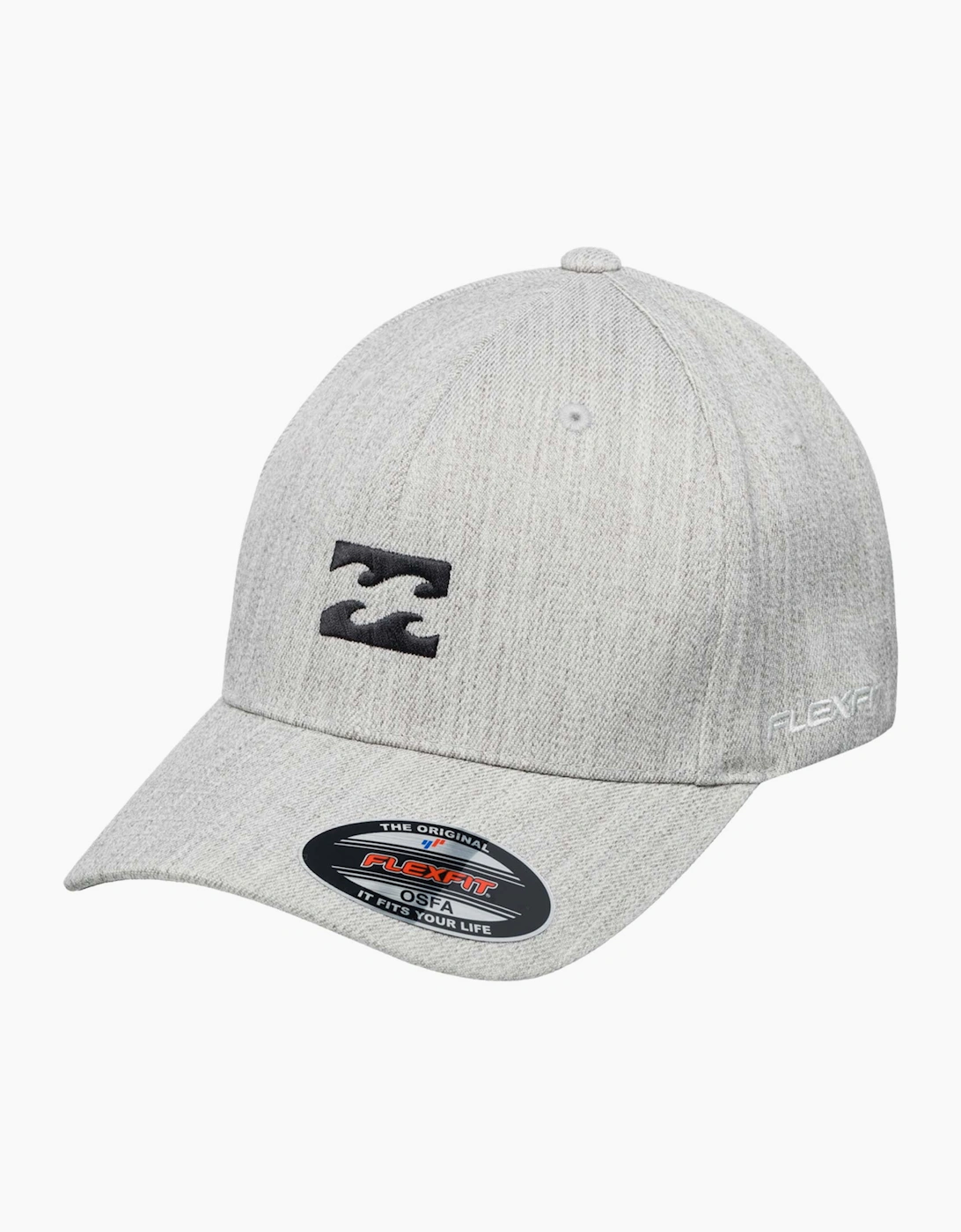 Billabong Men's Grey All Day Flexfit Baseball Cap - Size: One Size