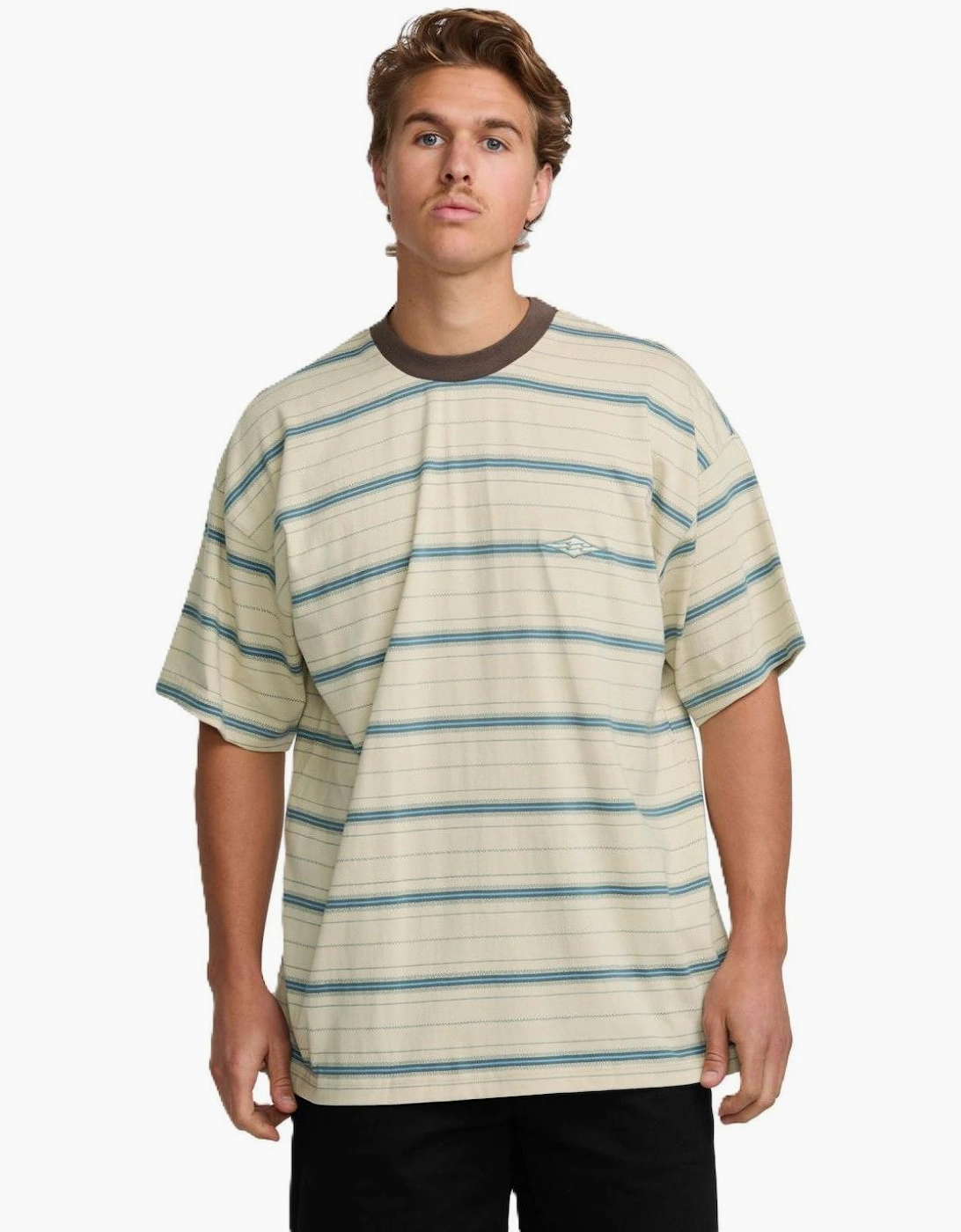 Billabong Men's Billabong Mens Baxter Short Sleeve T-Shirt - Tan