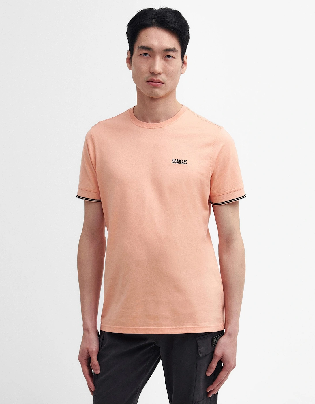 Philip Mens Tipped Cuff Tailored T-Shirt, 8 of 7