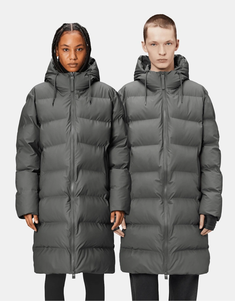 Alta Long Unisex Puffer Jacket - 13 Grey