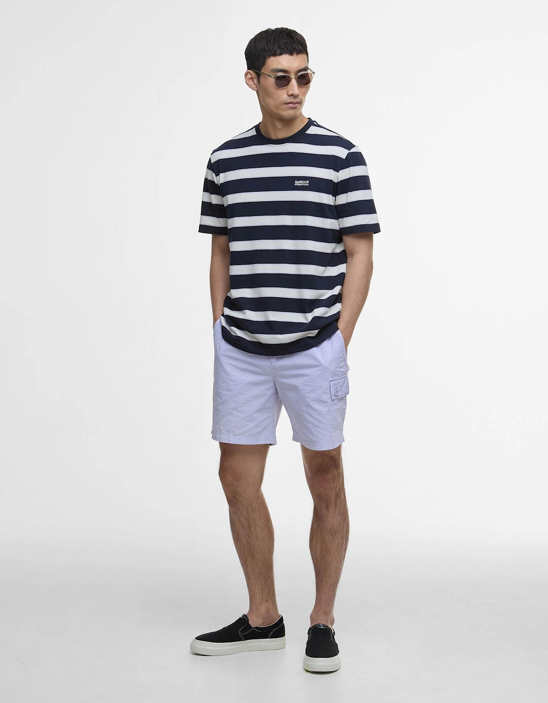 Luca Stripe Mens T-Shirt, 6 of 5