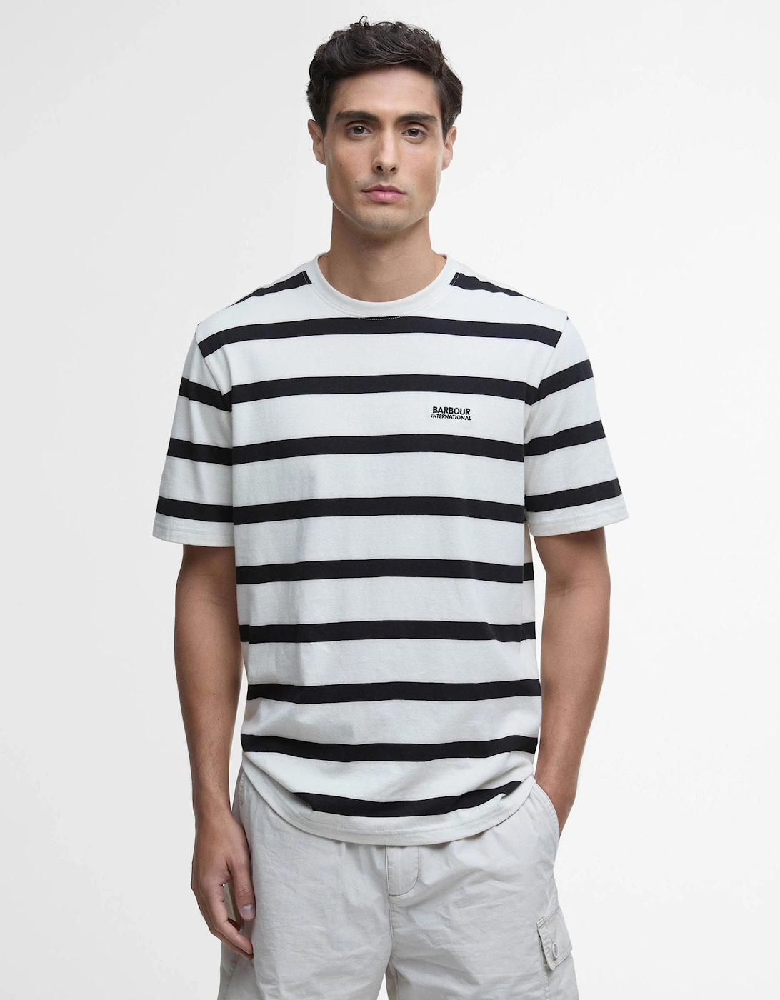 Luca Stripe Mens T-Shirt, 5 of 4
