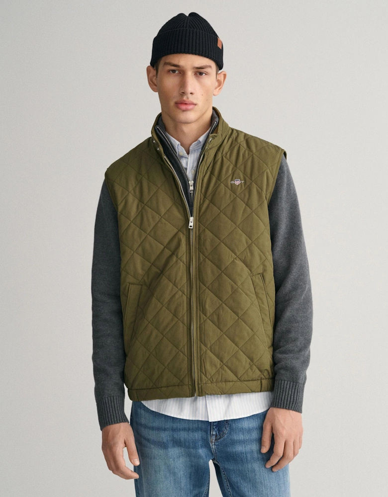 Mens Quilted Windcheater Vest