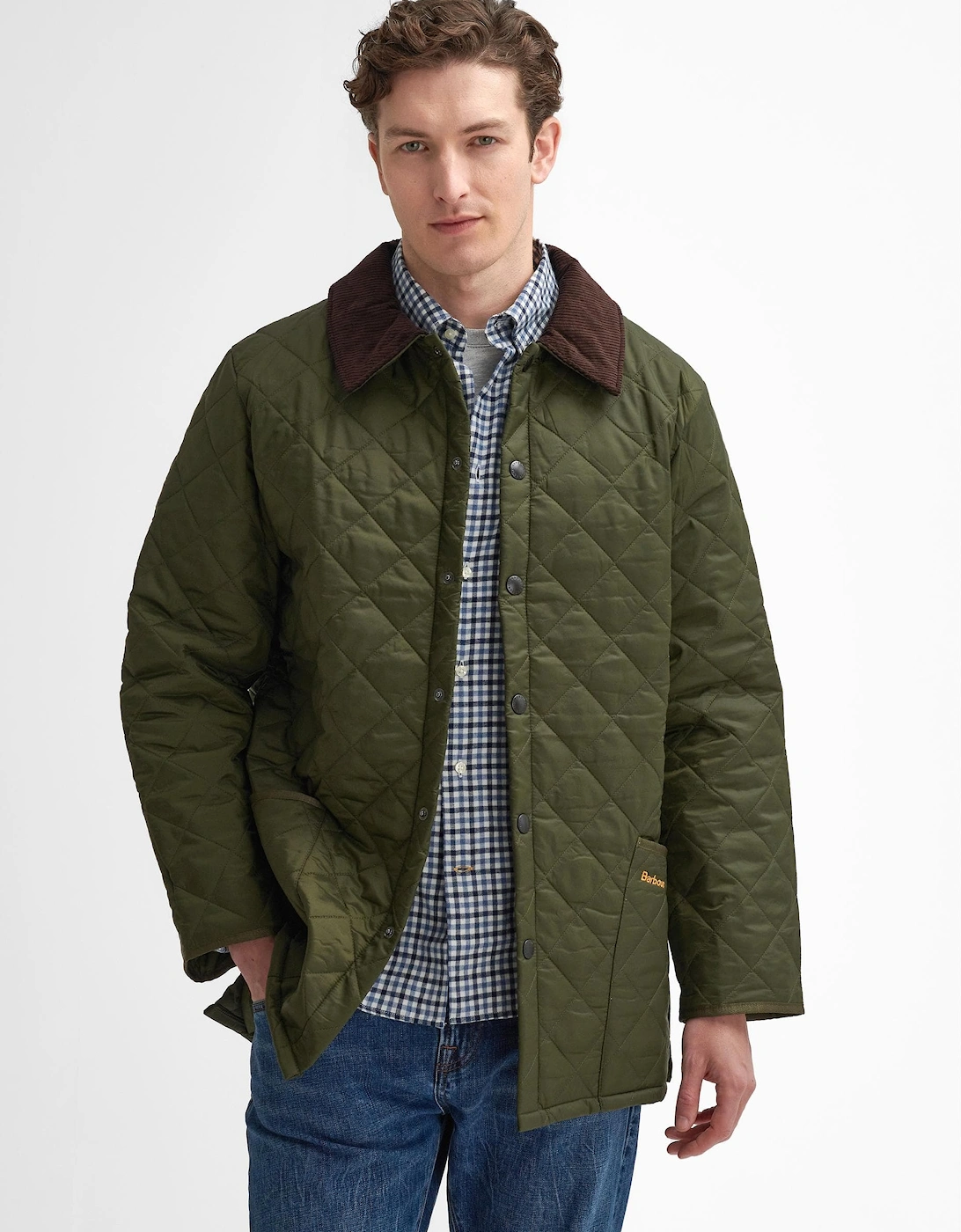 Liddesdale Mens Quilted Jacket - Olive, 10 of 9