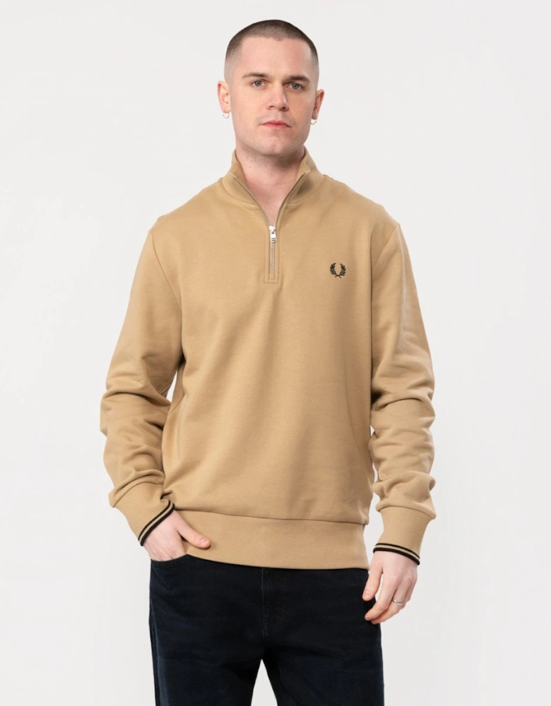 Mens Half Zip Sweatshirt