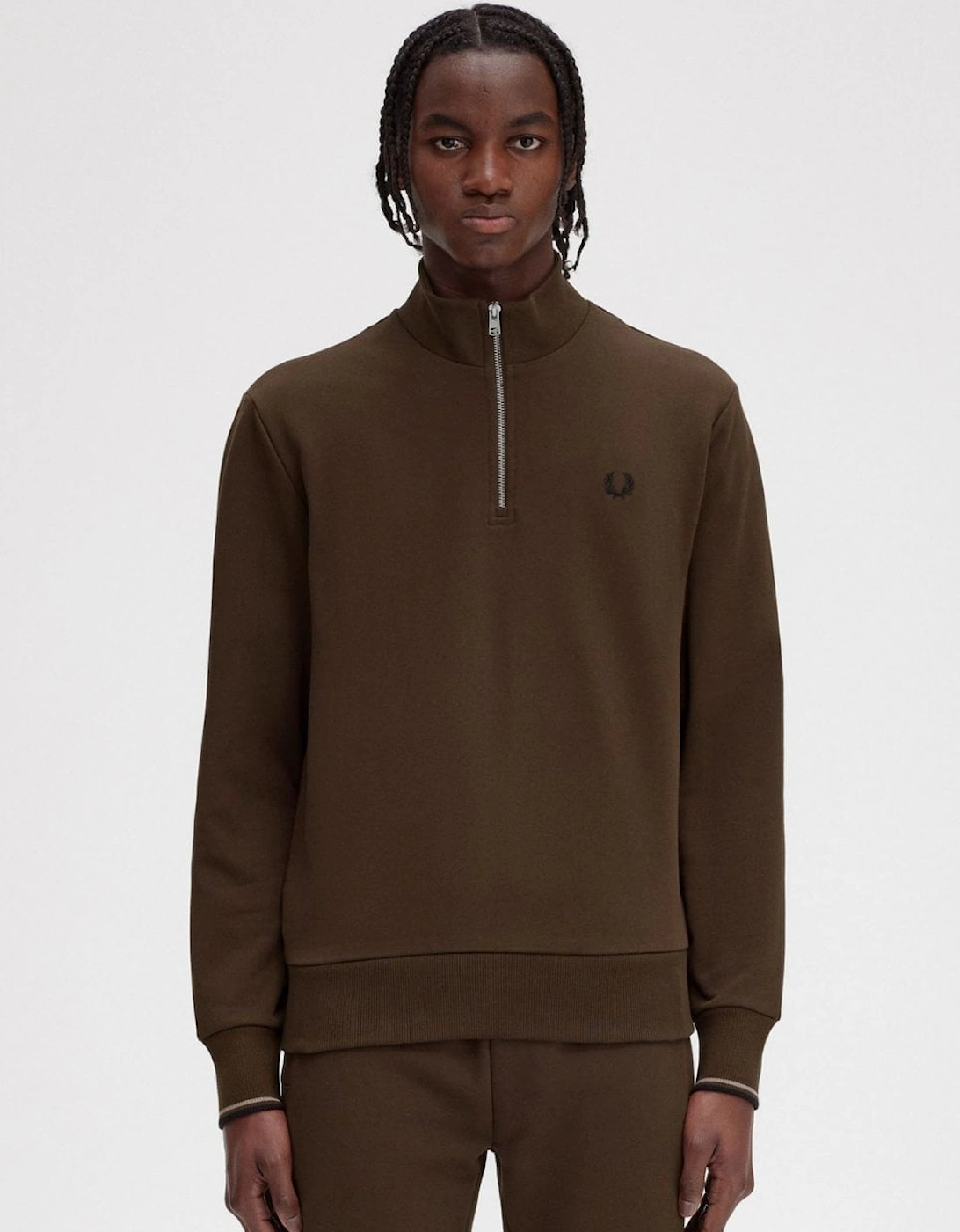 Mens Half Zip Sweatshirt