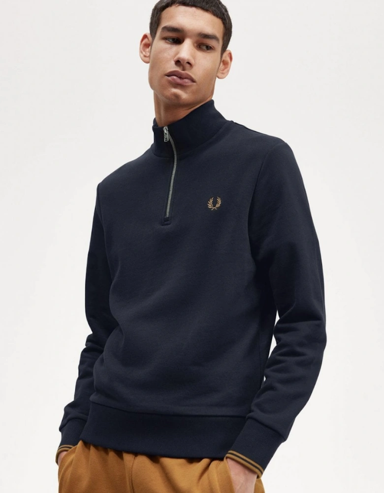 Mens Half Zip Sweatshirt