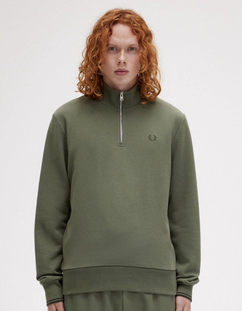Mens Half Zip Sweatshirt