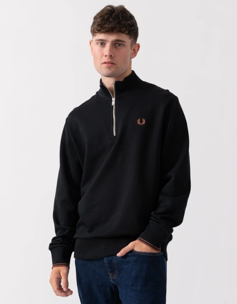 Mens Half Zip Sweatshirt