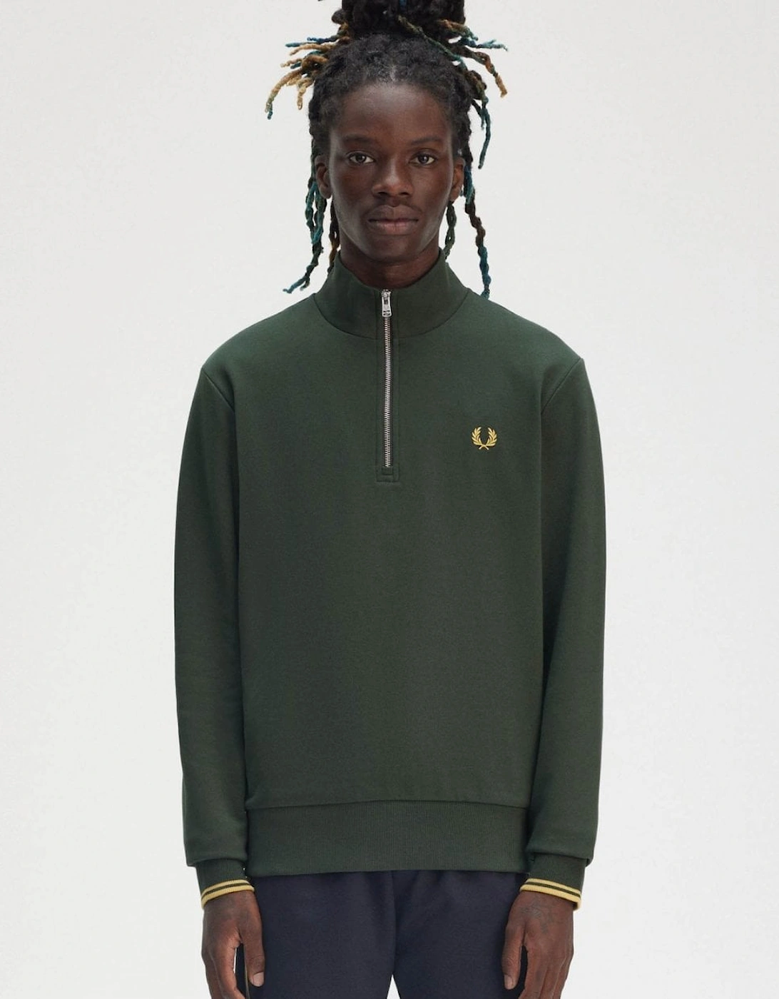 Mens Half Zip Sweatshirt, 7 of 6