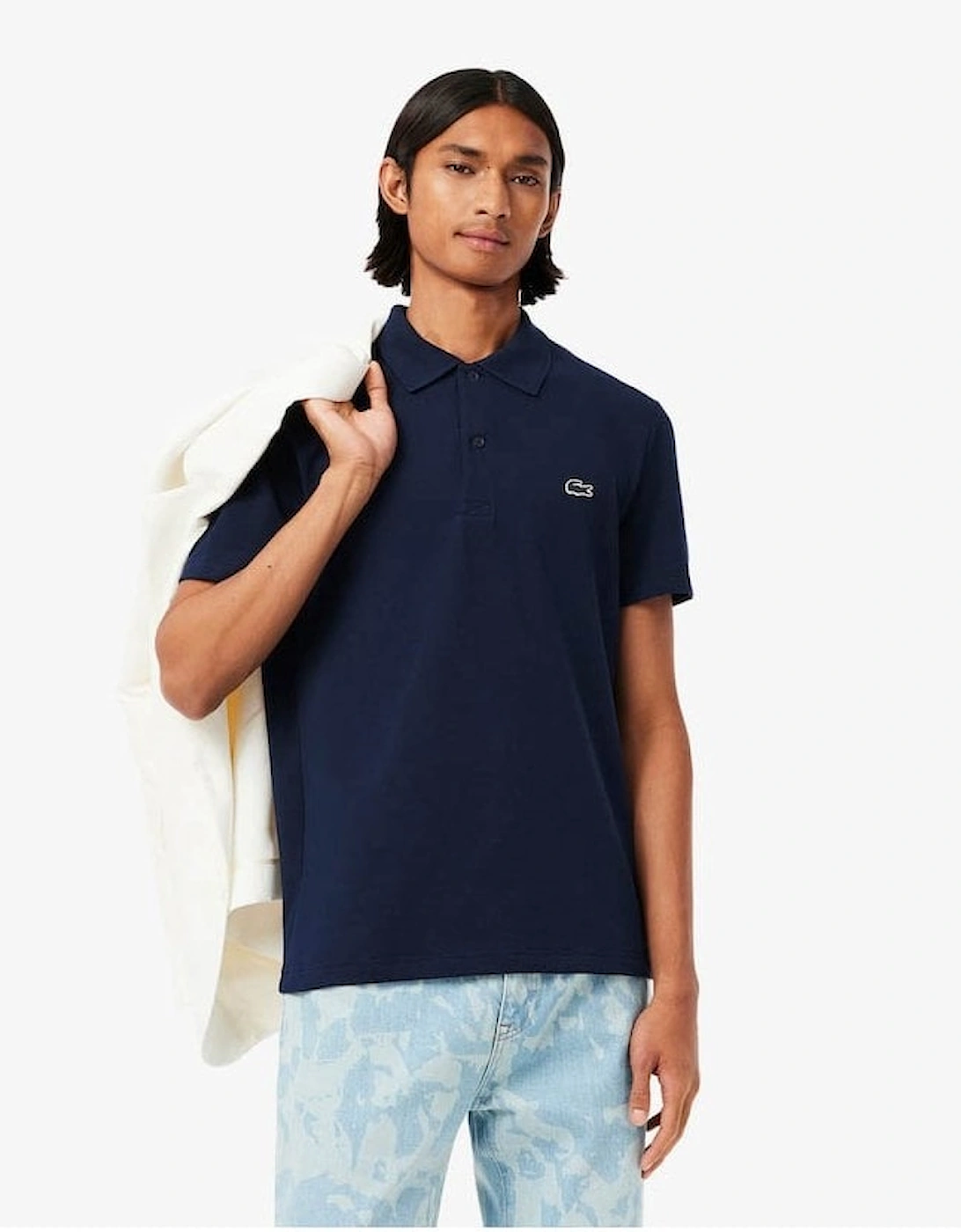 Short Sleeved Mens Polo Shirt - Navy Blue 166, 5 of 4