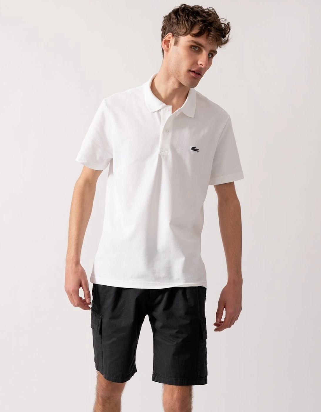 Lacoste Men's Lacoste Short Sleeved Mens Polo Shirt - White 001