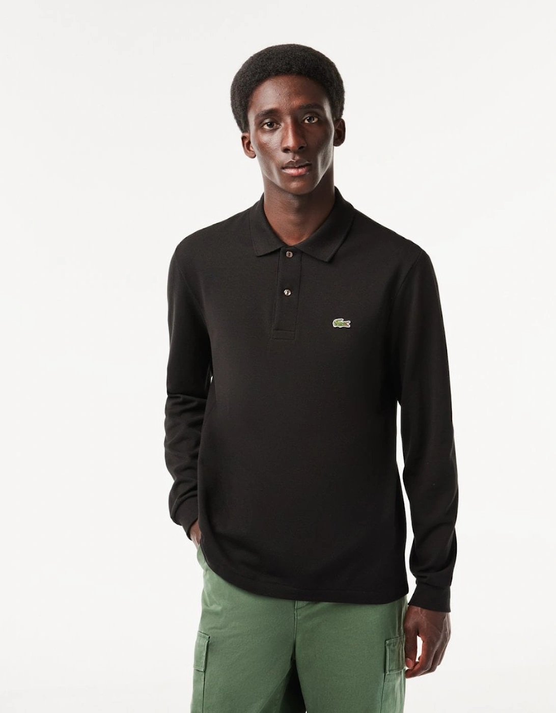 Original L.12.12 Mens Long Sleeve Cotton Polo Shirt, 4 of 3