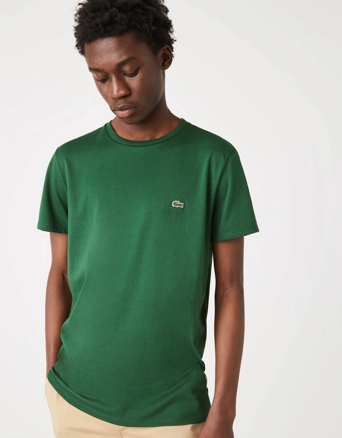 Mens Crew Neck Pima Cotton Jersey T-shirt, 5 of 4