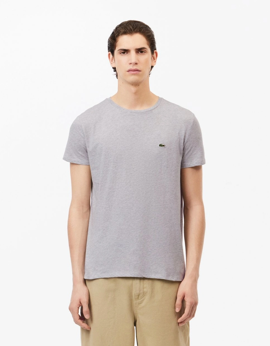 Mens Crew Neck Pima Cotton Jersey T-shirt, 4 of 3