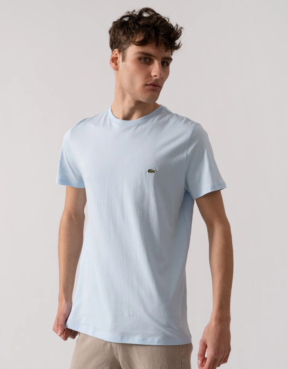 Mens Crew Neck Pima Cotton Jersey T-shirt, 5 of 4