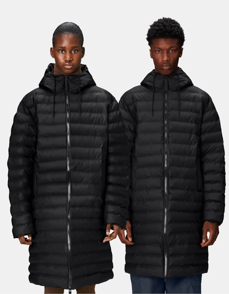 Lohja Longer Puffer Jacket - 01 Black