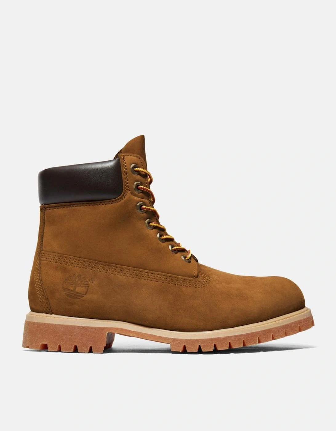 Men's Timberland 6 Inch Premium Mens Waterproof Boots - Dark Wheat Nubuck - Brown - Size: 10