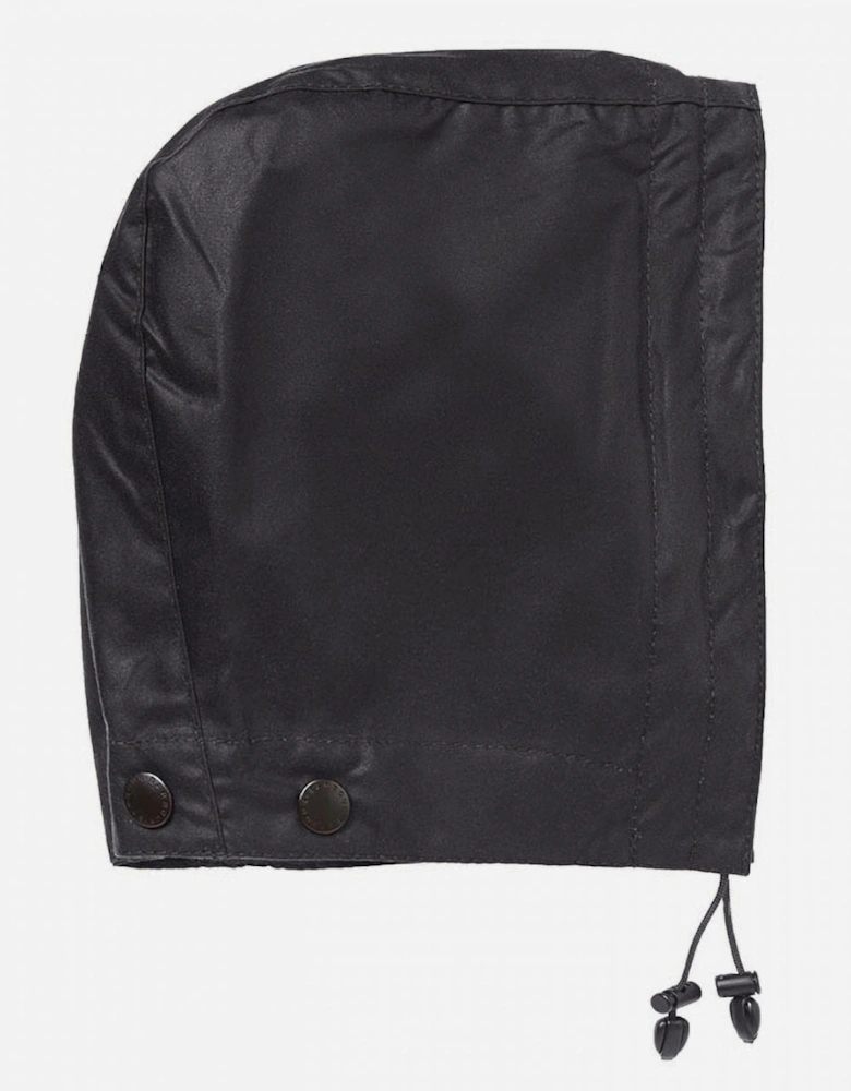 Wax Cotton Hood - Black
