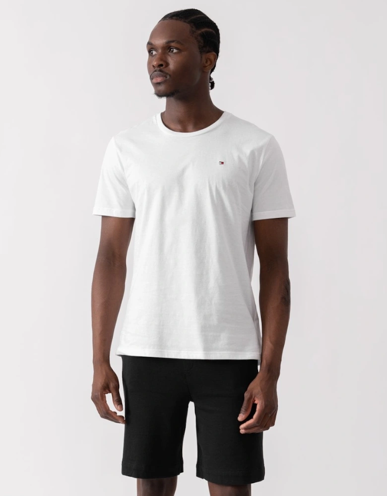 3 Pack Mens T-Shirts - White/White/White