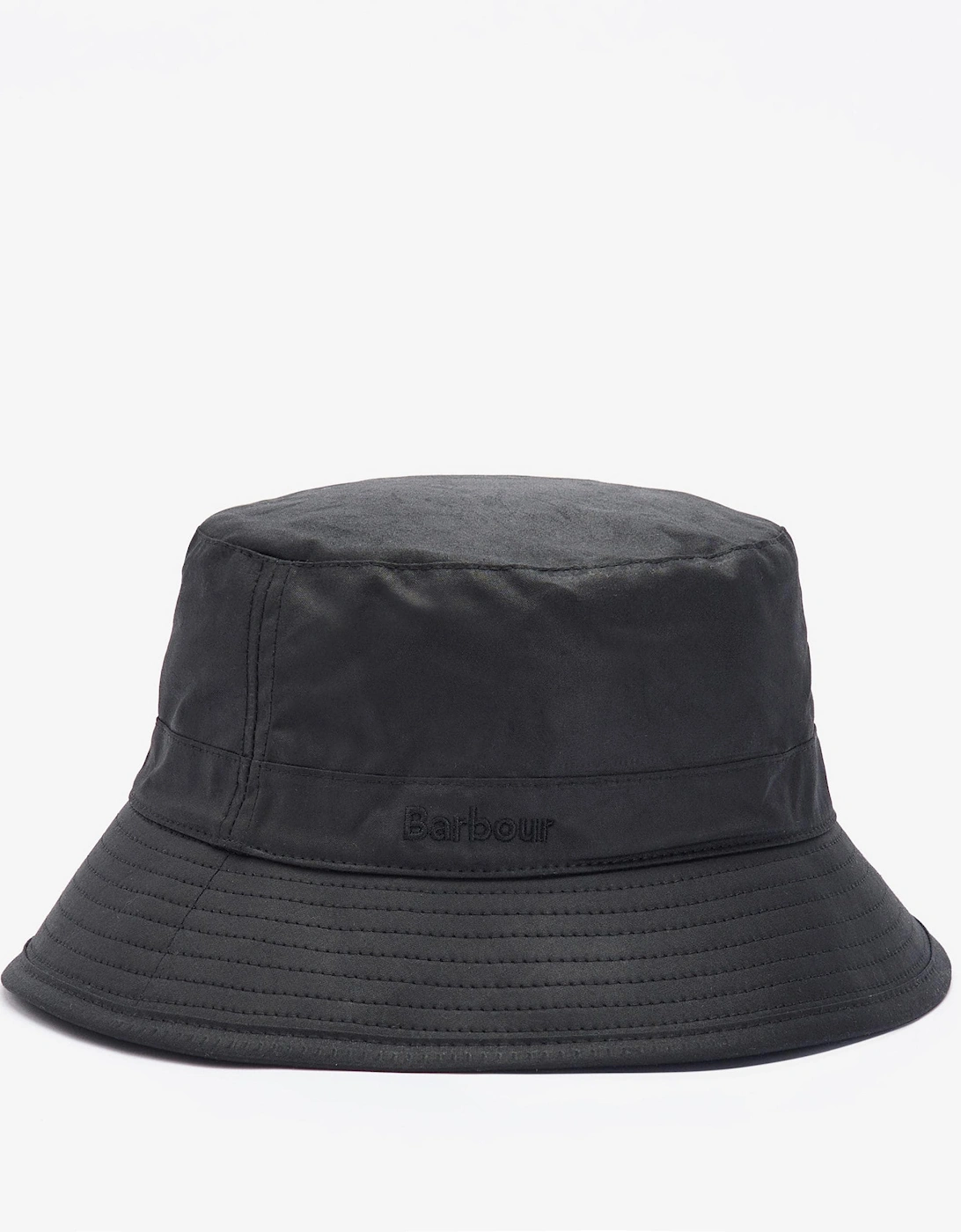 Mens Wax Bucket Hat - Black, 6 of 5