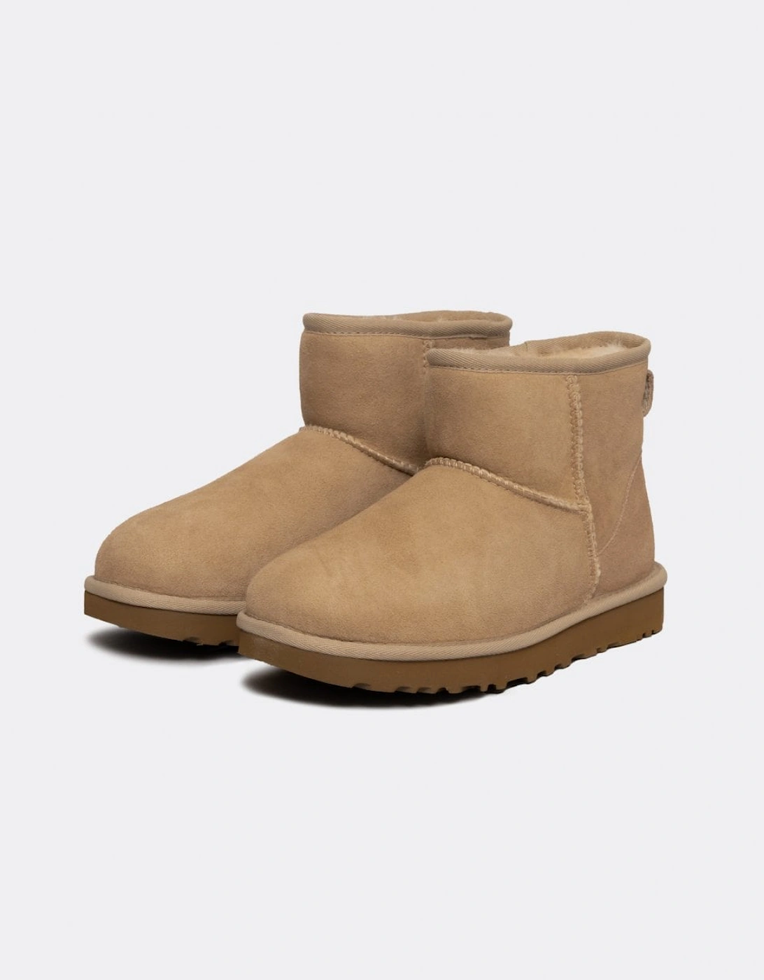 Women's UGG Classic Mini II Womens Boot - Sand - Cream/Brown - Size: 5