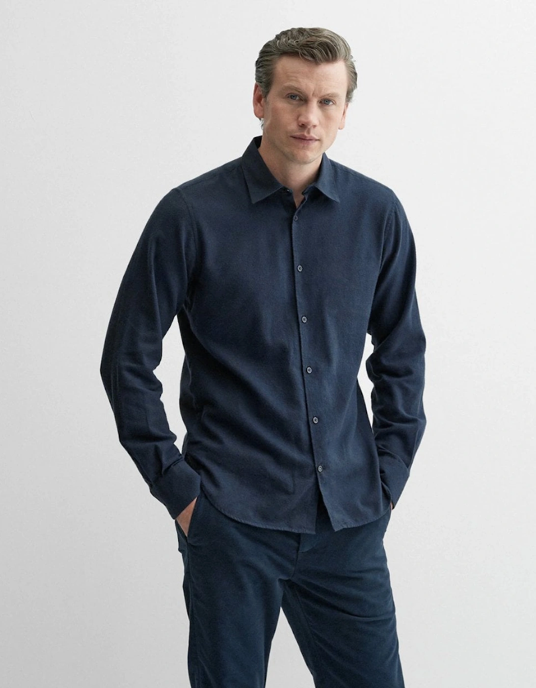 Hawkesworth Mens Brushed Cotton Shirt, 6 of 5