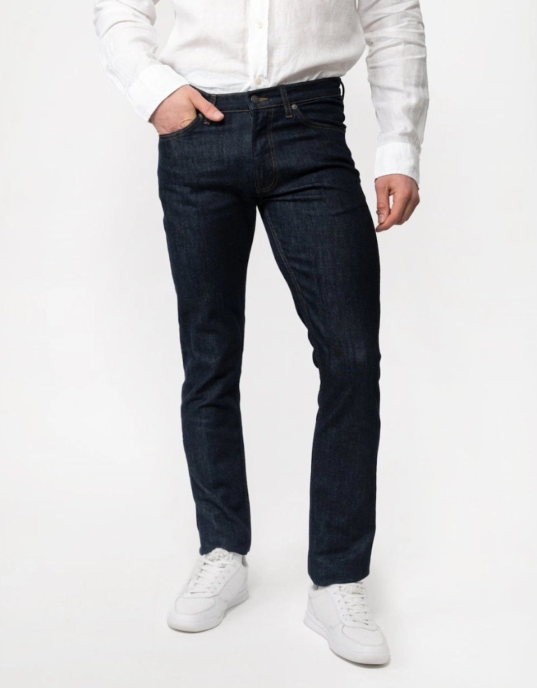 Gant Men's Black Slim Fit Jeans - 960 Dark Blue  32/34 W32 L34