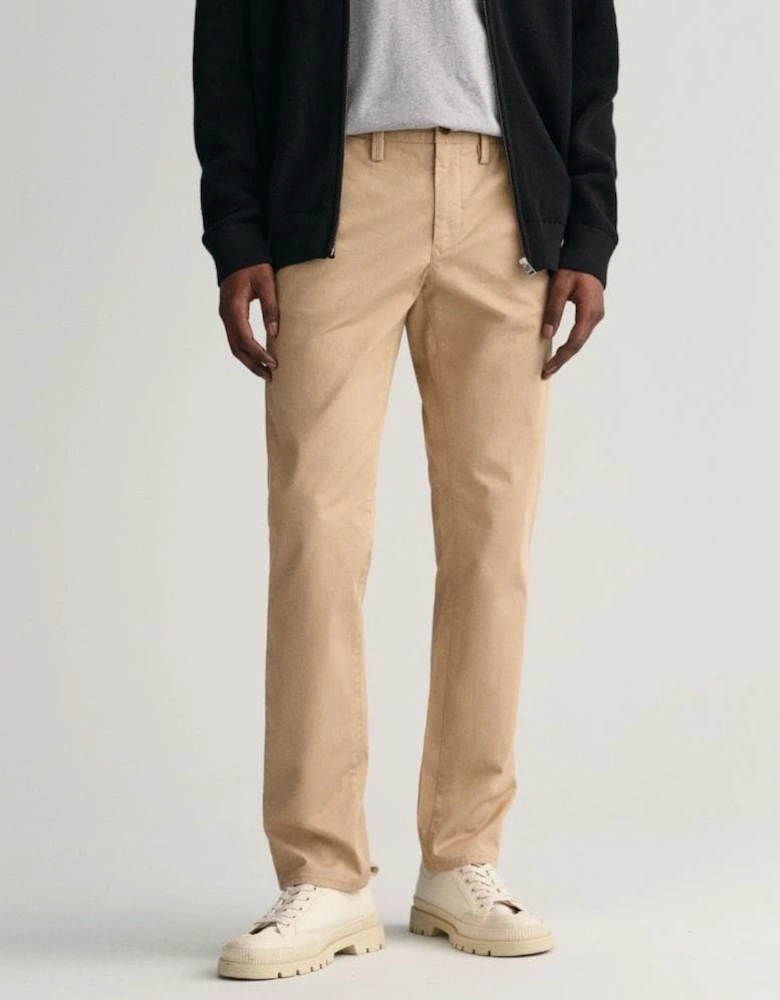 Mens Slim Fit Twill Chinos