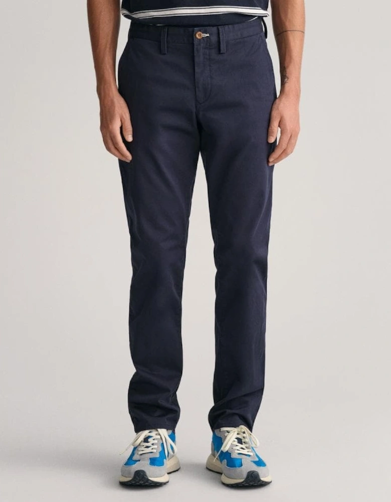Mens Slim Fit Twill Chinos