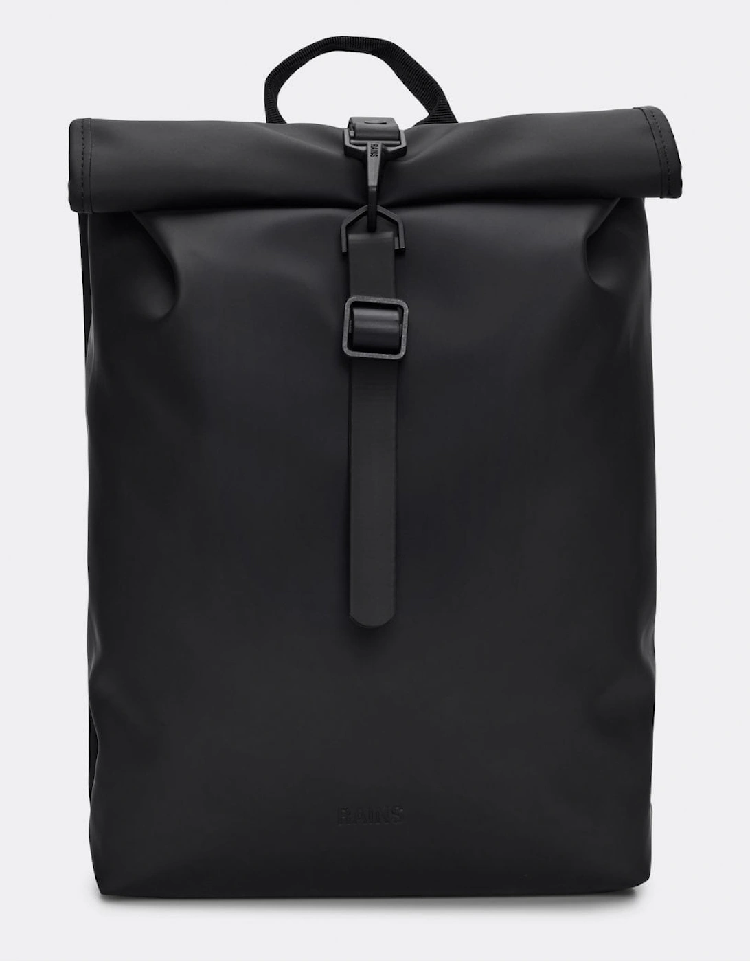 Rains Women's Black Unisex Rolltop Rucksack Mini - 01 - Size: One Size
