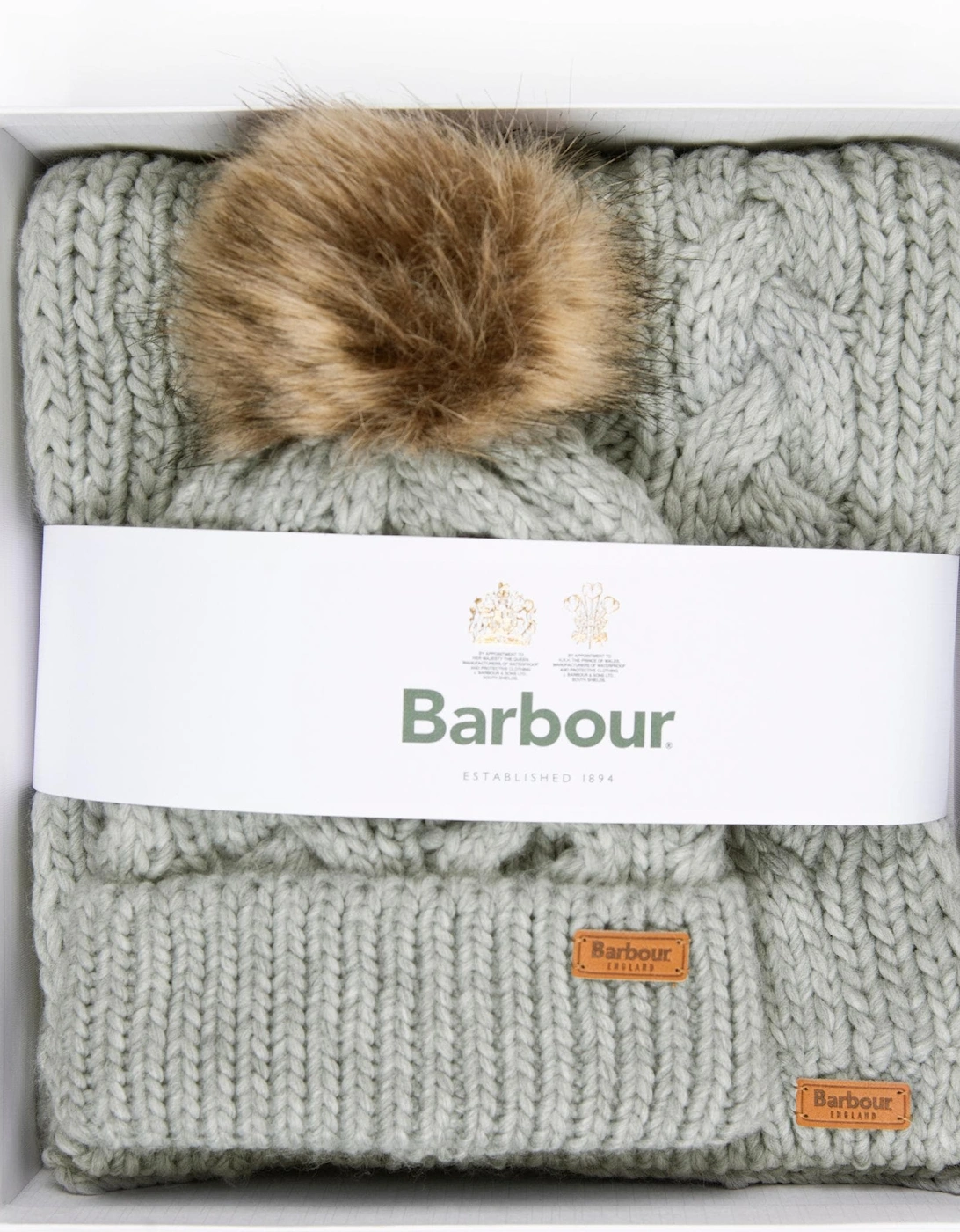Penshaw Womens Beanie/Scarf - Grey, 8 of 7