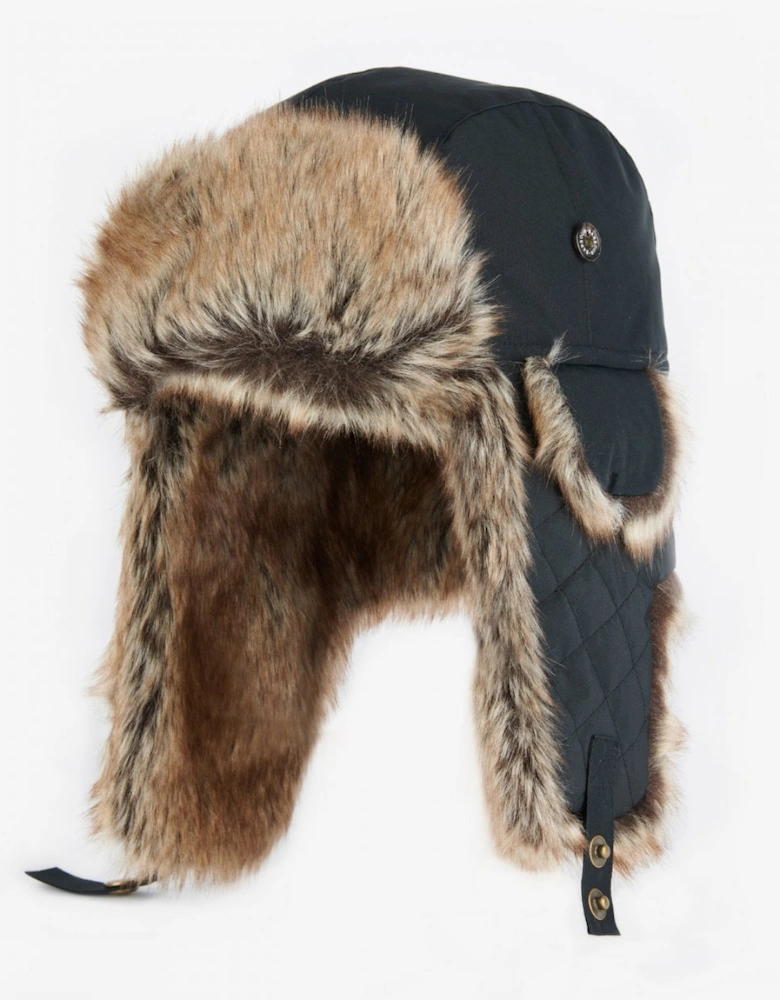 Cleadon Mens Trapper Hat - Black