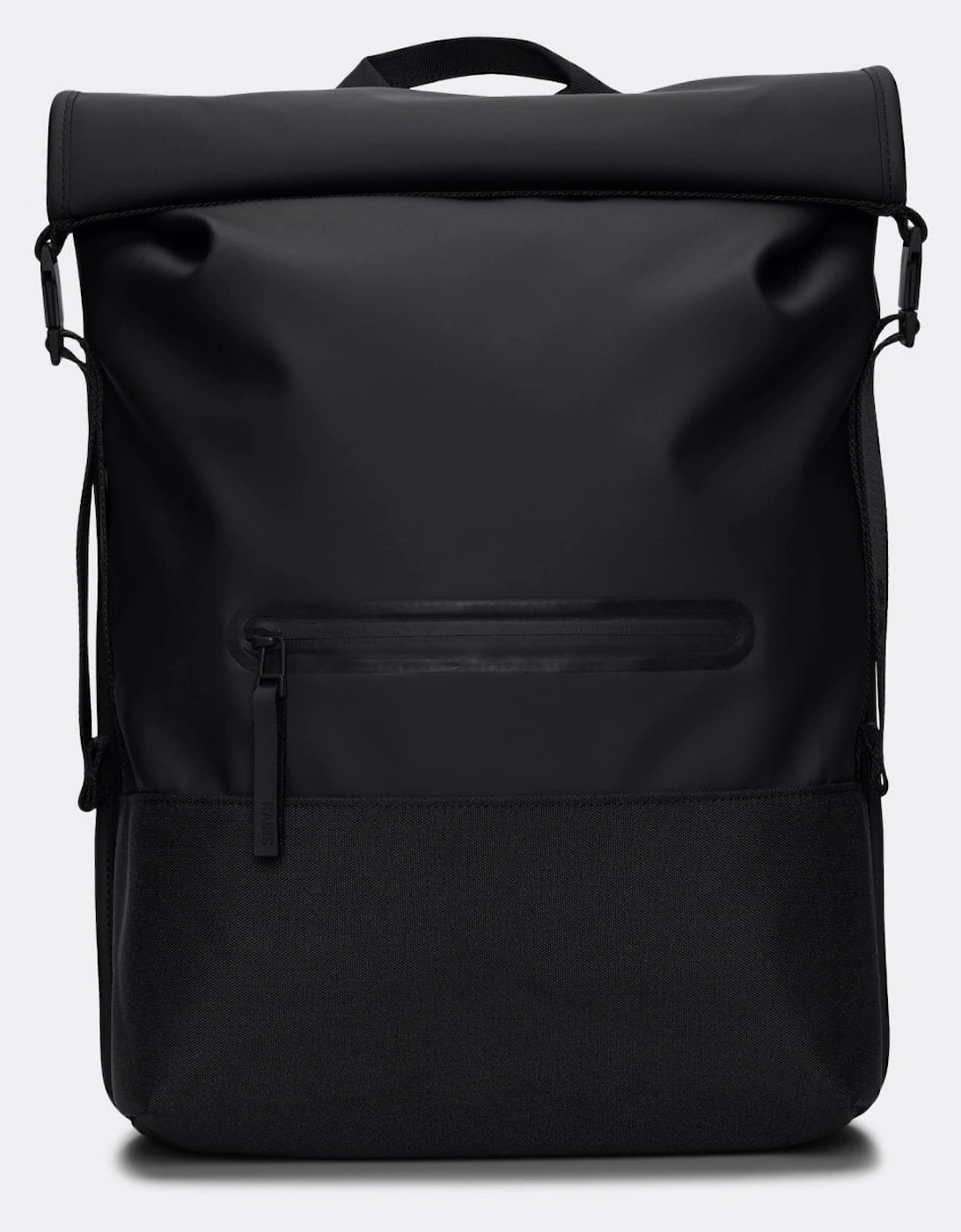 Unisex Trail Rolltop Backpack - 01 Black, 3 of 2