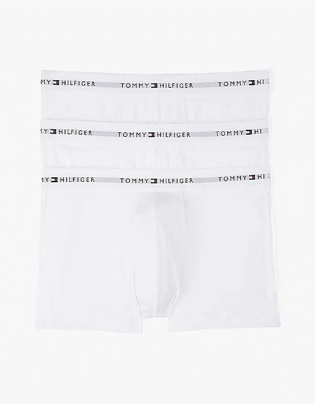 Tommy Hilfiger Men's White 3 Pack Contrast Trunks - : 33/32/32/5/5.5/6.5/7/6/7.5 M