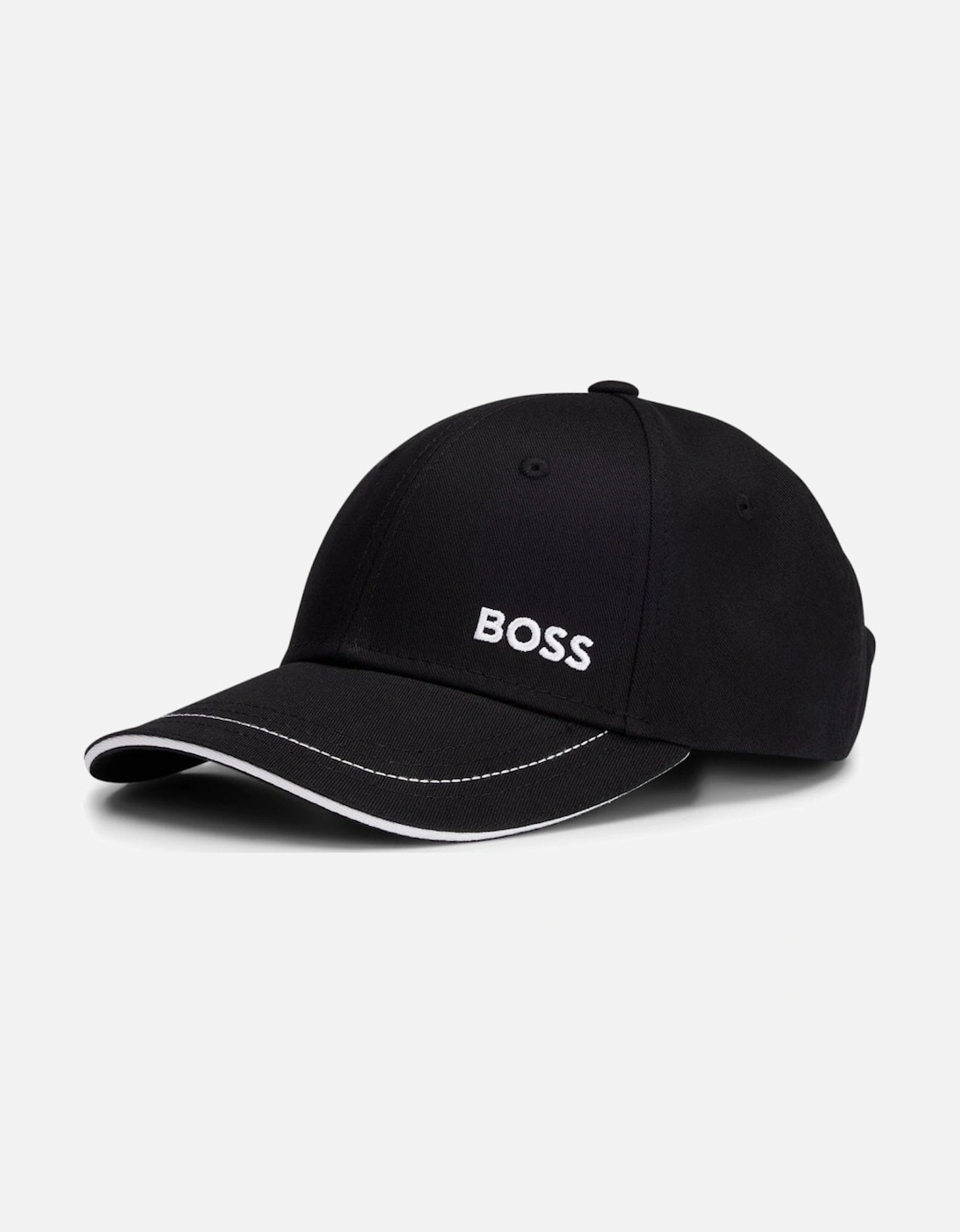 Boss Men's BOSS Green Cap-1 Mens Cotton-Twill Cap With Logo Detail NOS - Black 001