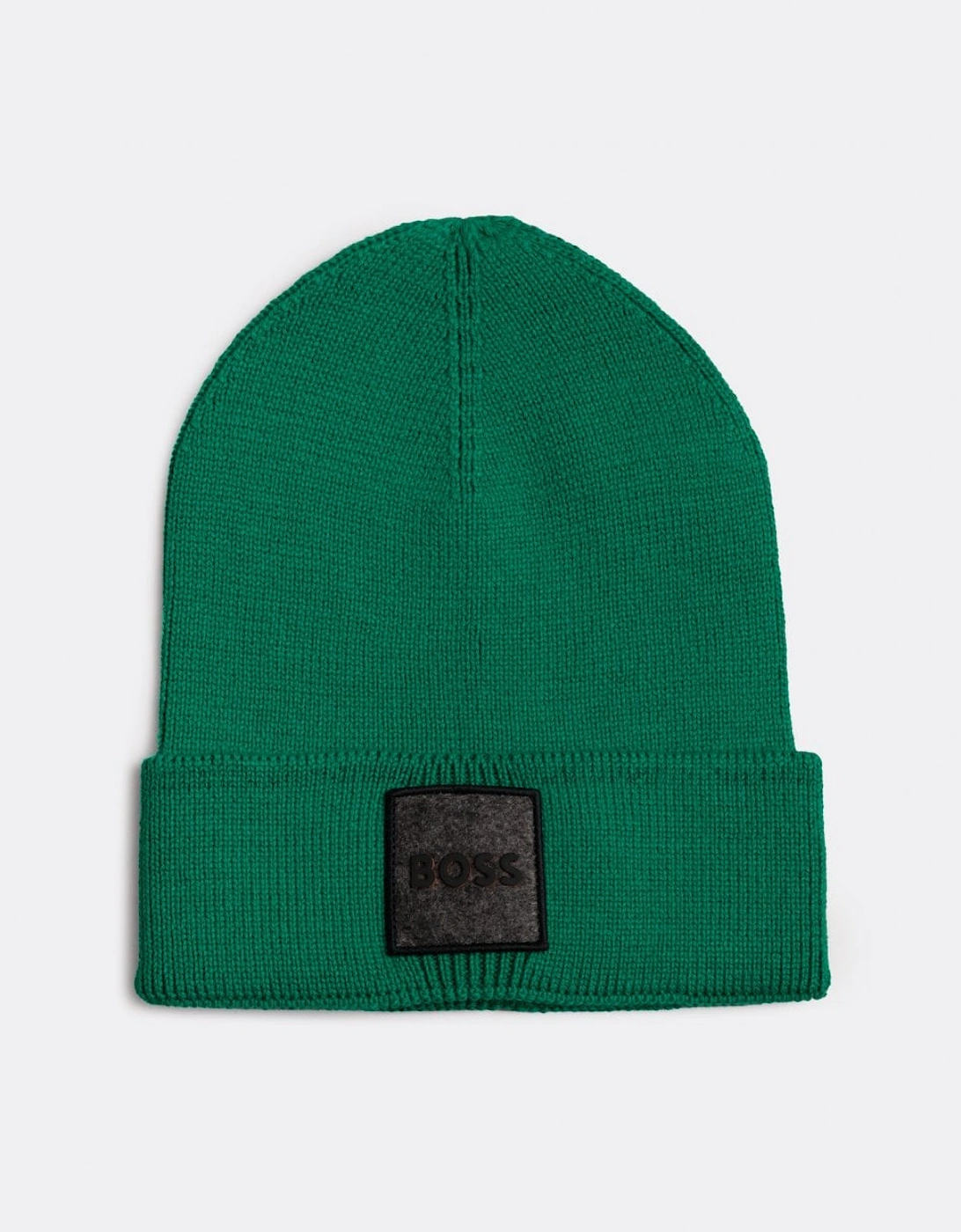 Men's BOSS Orange Foxxy Mens Beanie - Dark Green 303 - Size: ONE size