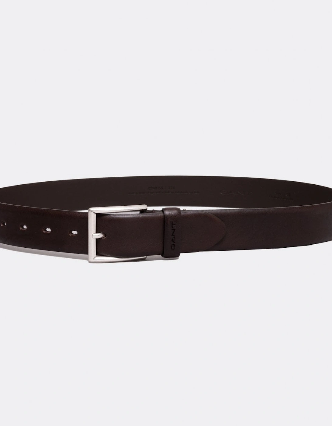 Men's GANT Mens Classic Leather Belt - 274 Rich Brown - Black - Size: W36