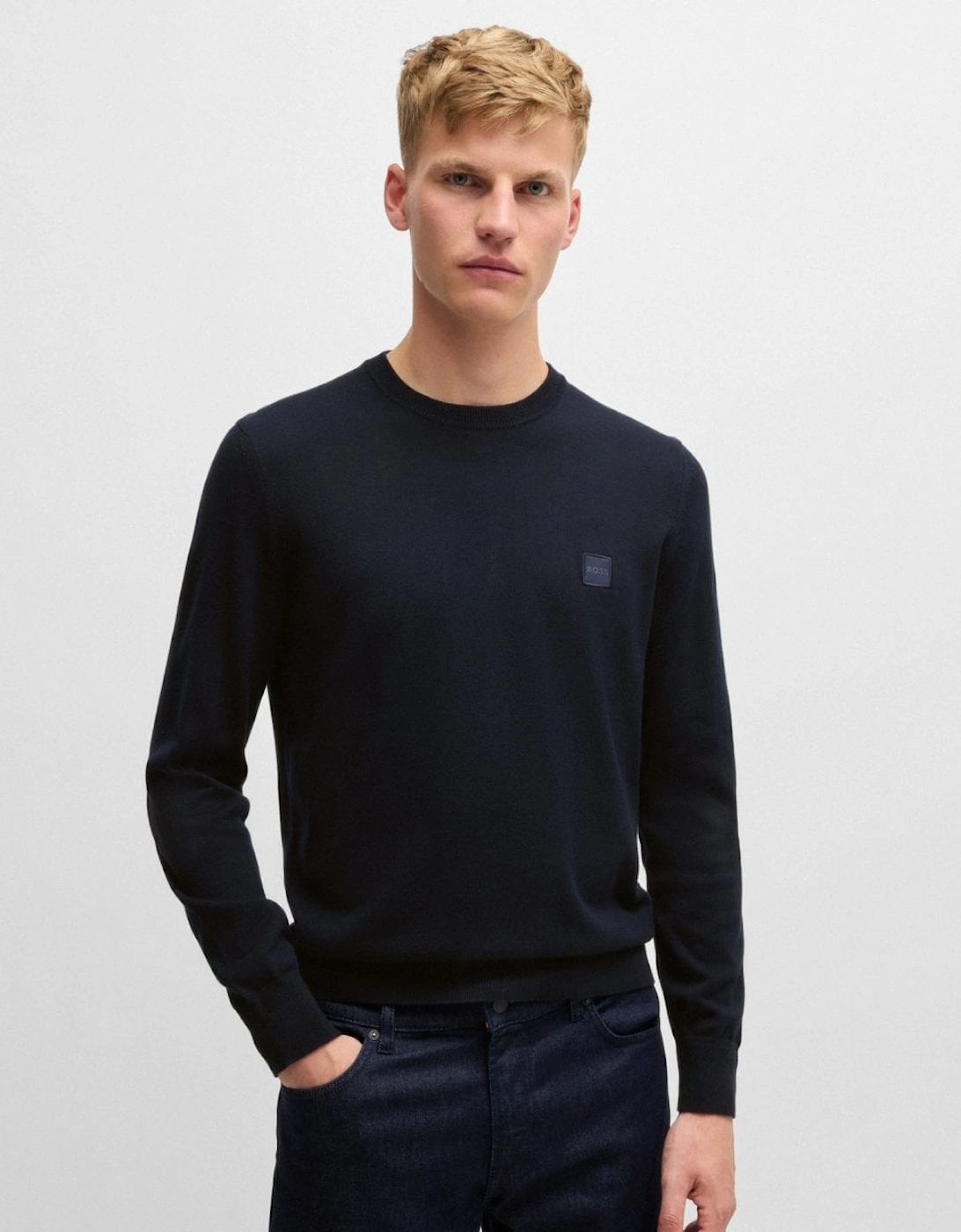 BOSS Orange Kanovano Mens Crew Neck Jumper NOS, 4 of 3