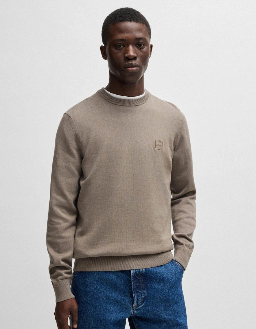 BOSS Orange Kanovano Mens Crew Neck Jumper, 5 of 4