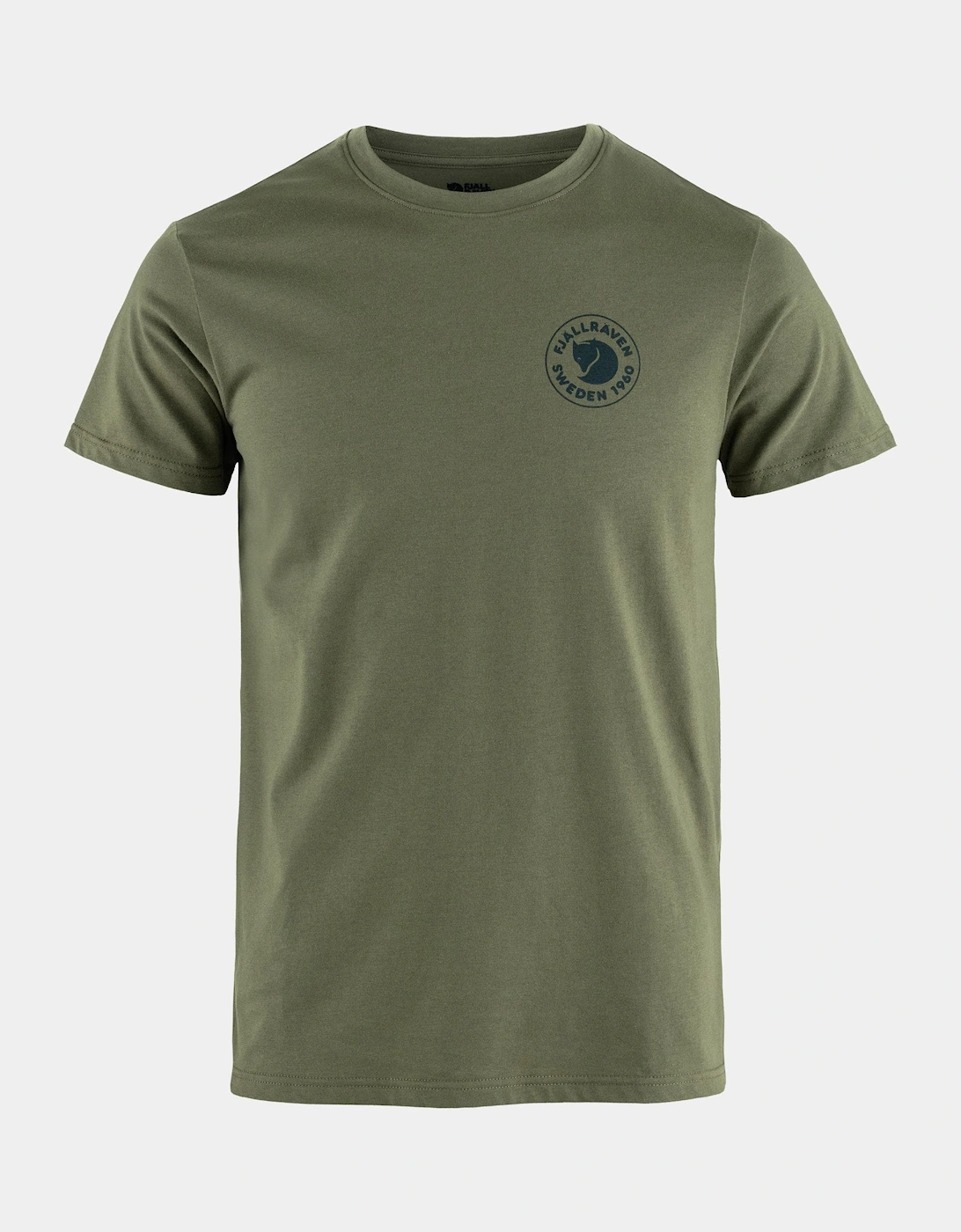 Men's Fjallraven 1960 Logo Mens T-Shirt - Laurel Green 625 - Tan - Size, 42