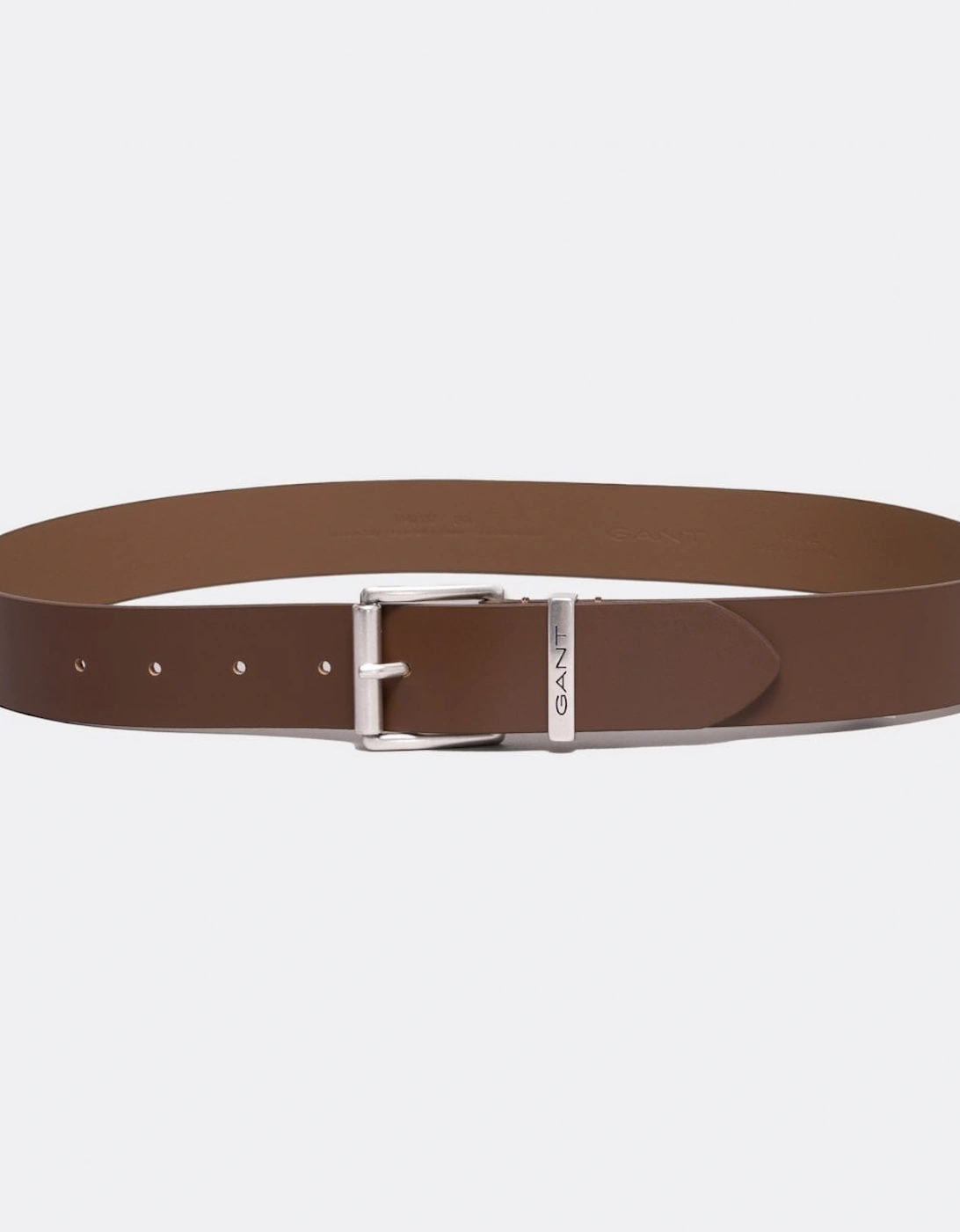 Mens Logo Leather Belt, 5 of 4