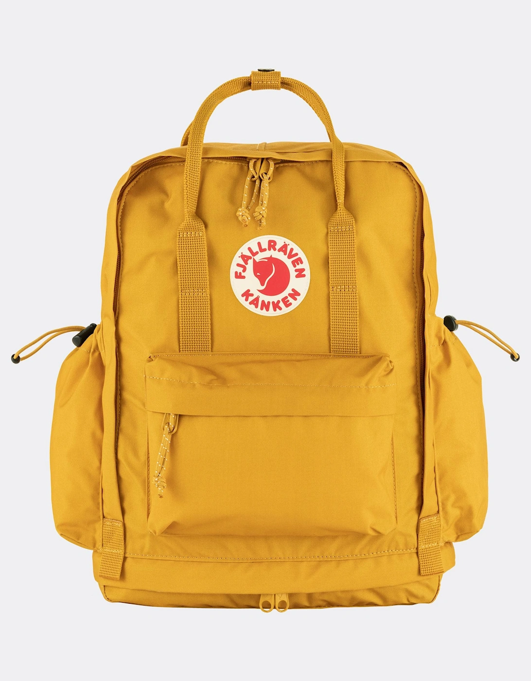 Fjallraven Kanken Women's Yellow Outlong Unisex Backpack - Ochre 160 - Size One Size