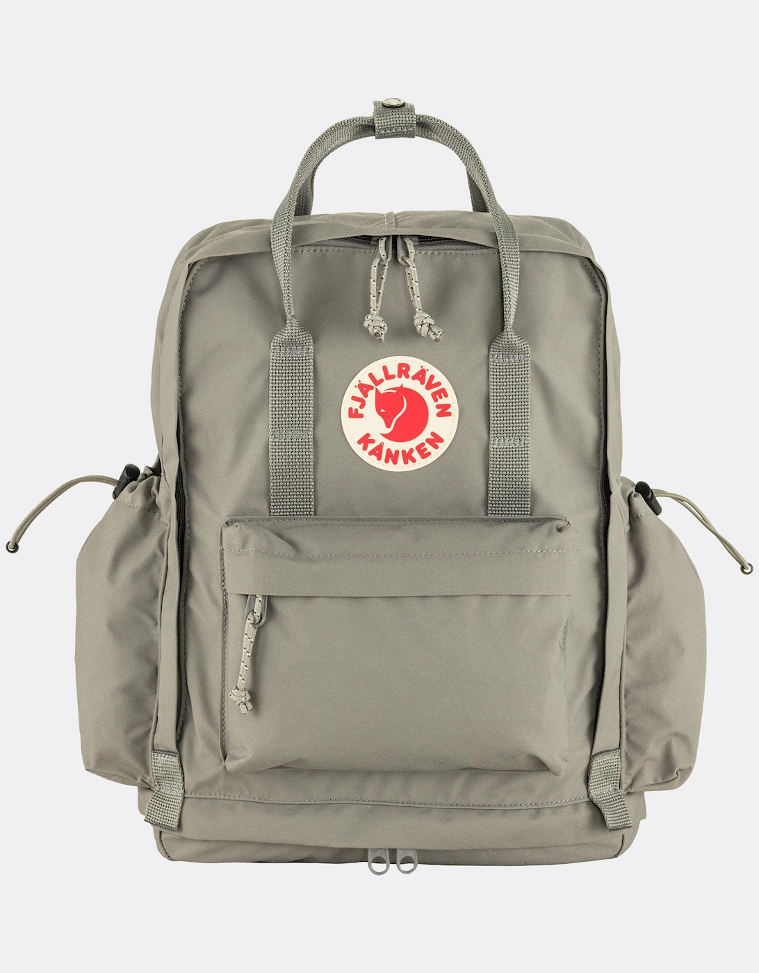 Women's Fjallraven Kanken Outlong Unisex Backpack - Fog 021 - Grey - Size, One Size