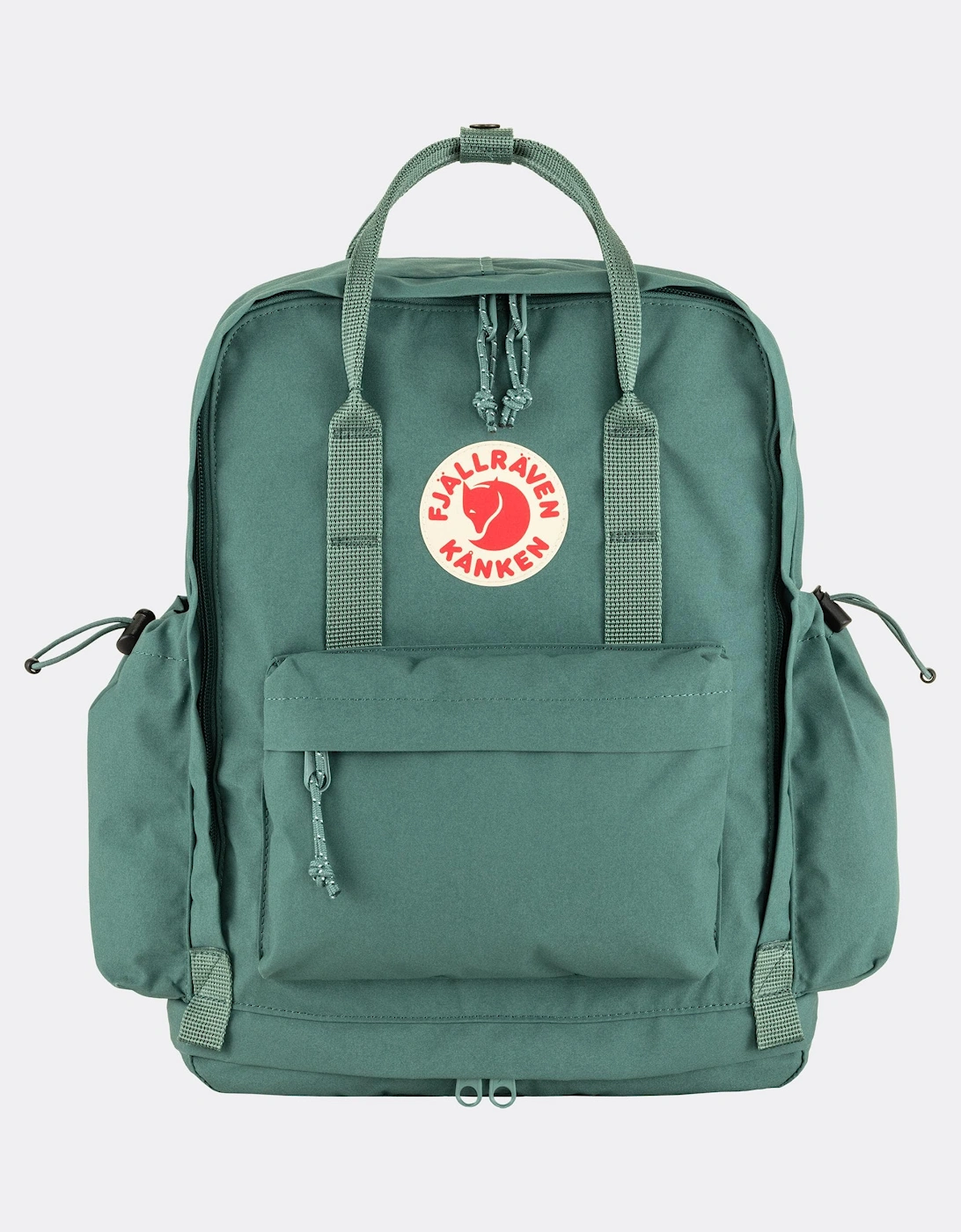 Women's Fjallraven Kanken Outlong Unisex Backpack - Frost Green 664 - Blue - Size: ONE size