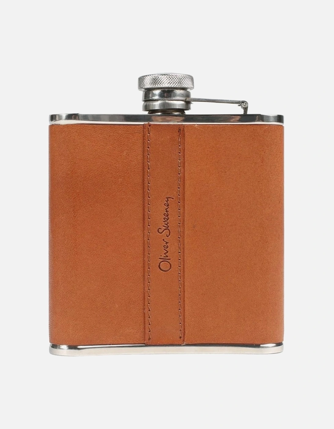 Walton Leather Bound Hip Flask, 6 of 5